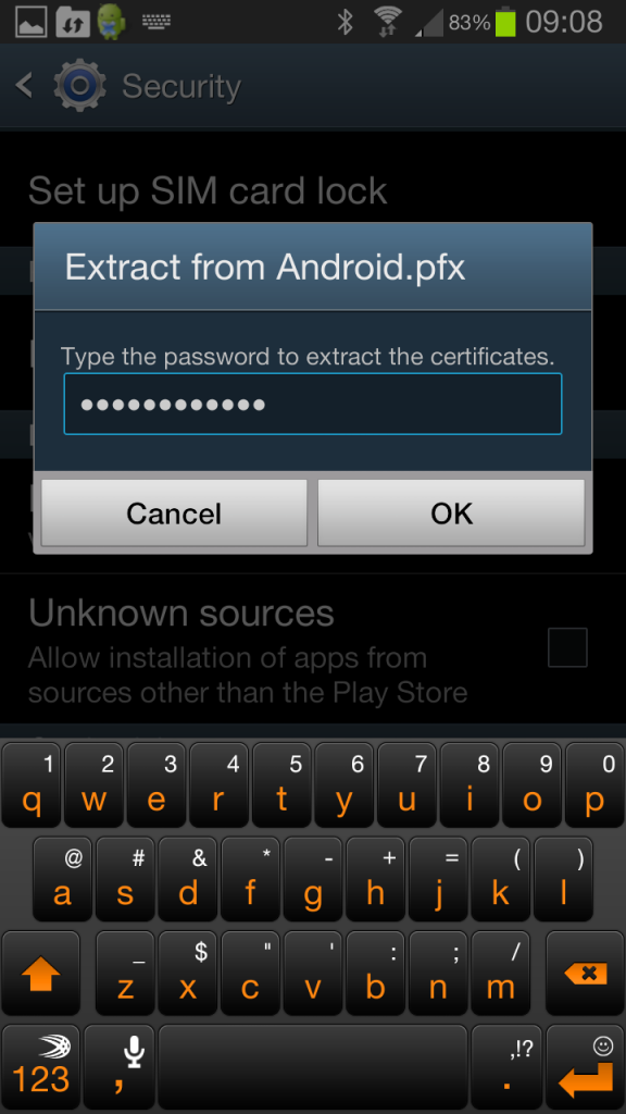 Android Extract Certificate