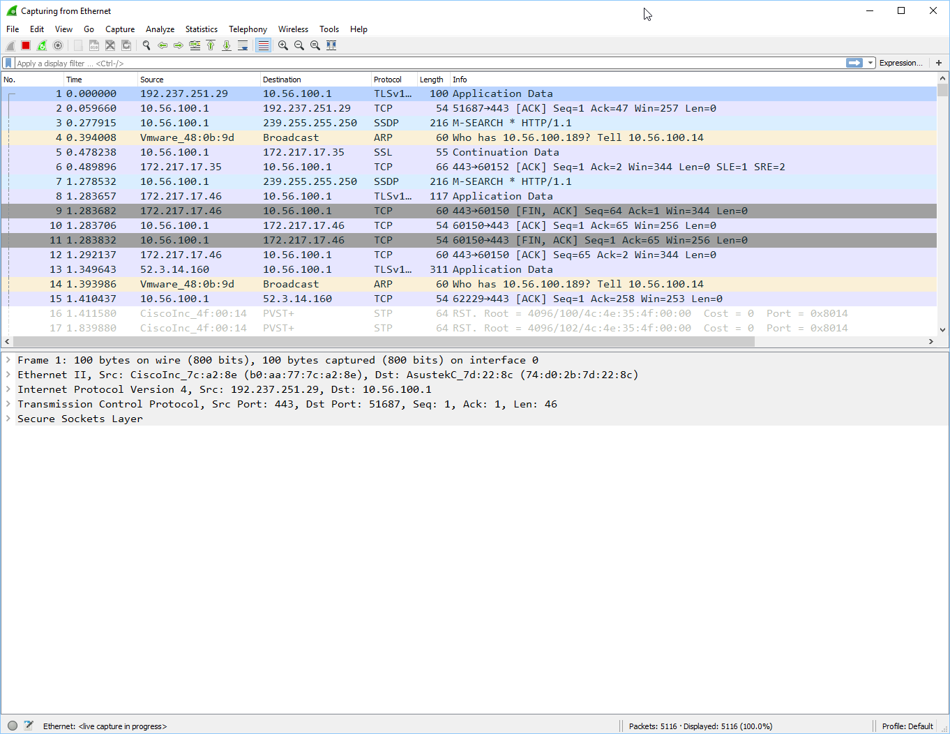 wireshark capture overview