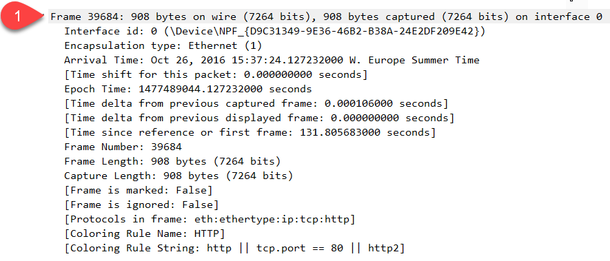 wireshark layer one