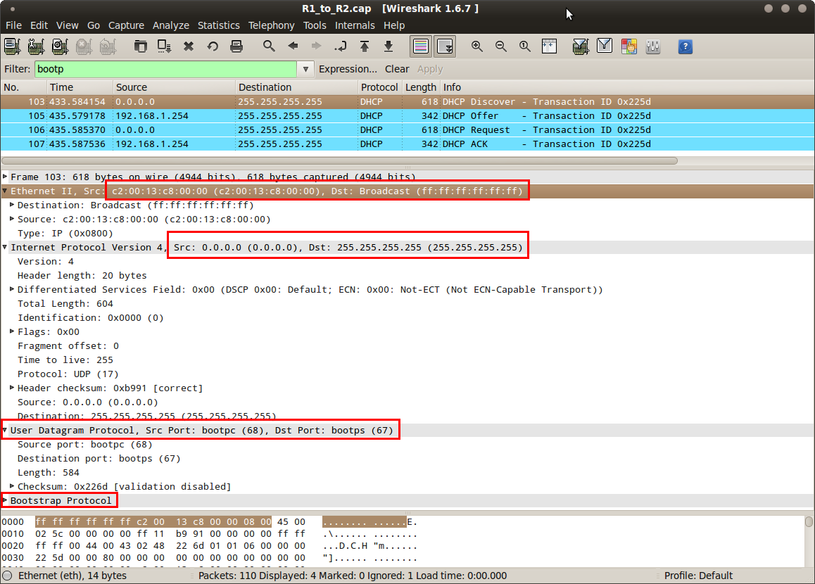 wireshark capture filter port destination