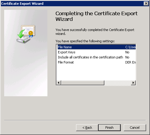 windows-server-2008-certificate-export-completed