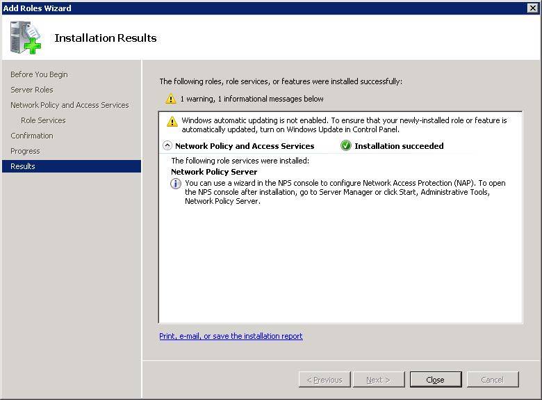 windows-server-2008-nps-installation-results