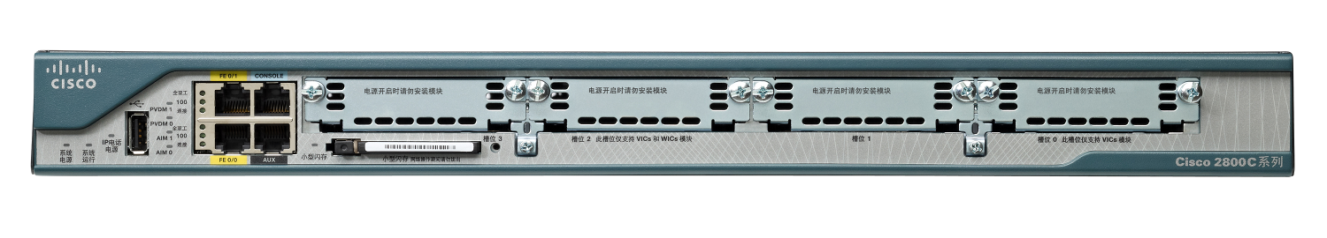 cisco isr router 2800 back