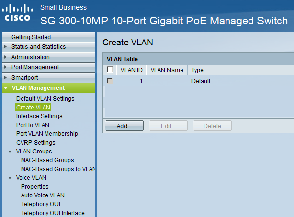 how to configuration cisco switch