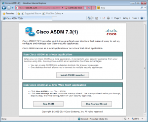 Cisco ASA ASDM Configuration