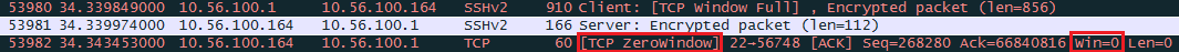 Wireshark Capture TCP Window Zero
