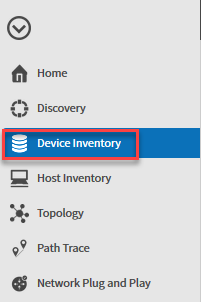 apic em device inventory menu