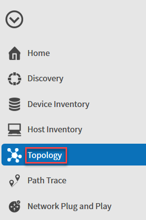 apic em menu topology button