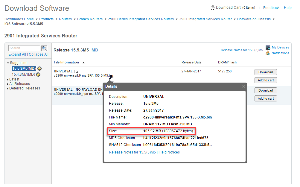 cisco ios downloads