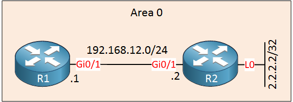 ospf area 0 r1 r2 loopback