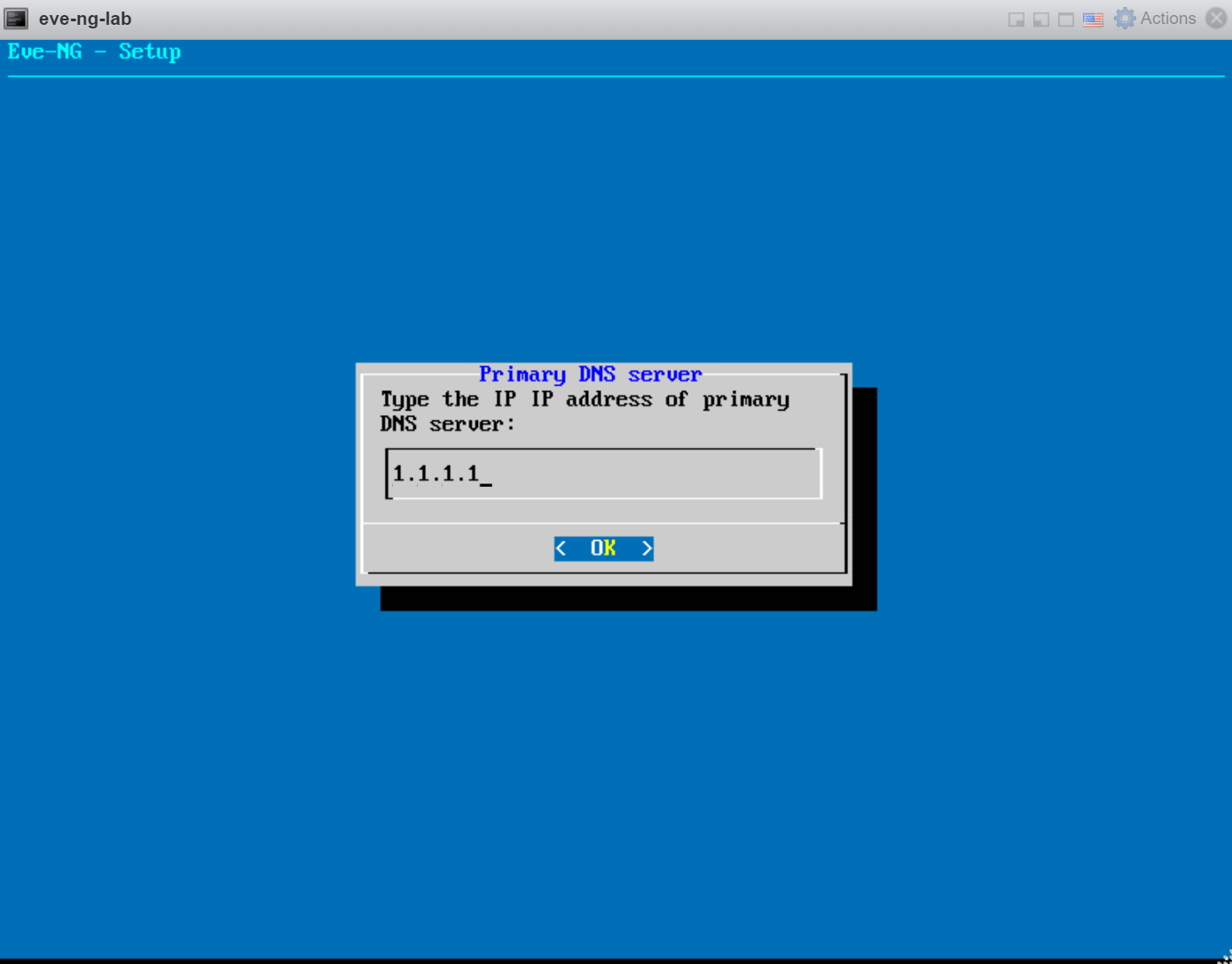 Eve Ng Setup Primary Dns Server