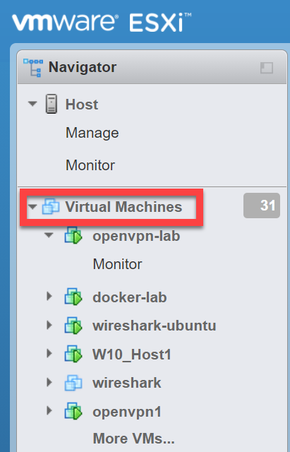 Vmware Esxi Virtual Machines