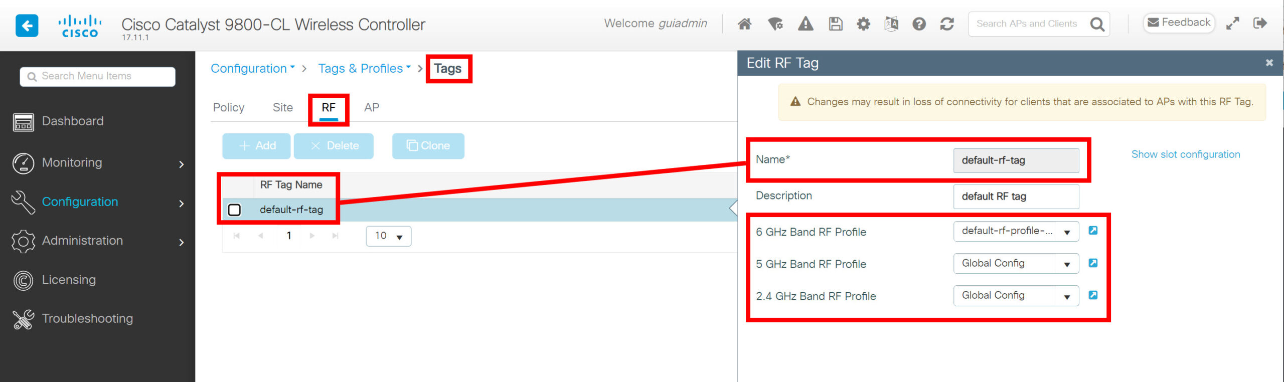 Cisco Wireless Segmentation with Profiles and Tags