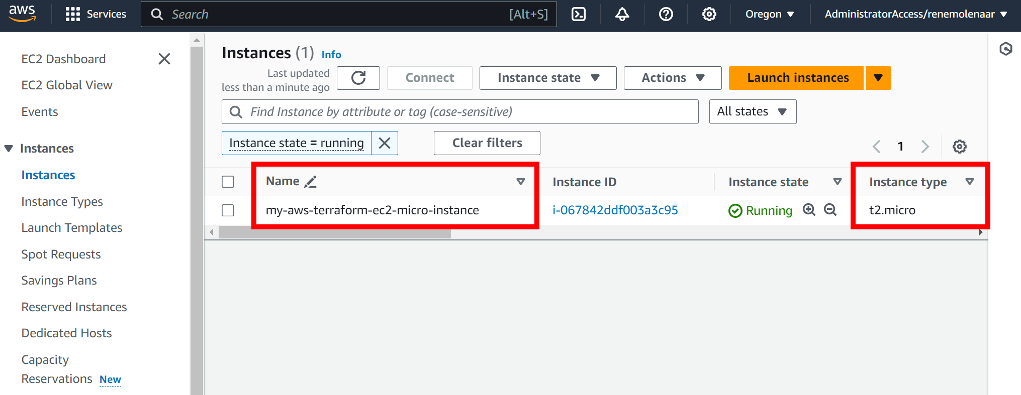 Amazon Aws Ec2 Micro Instance Oregon